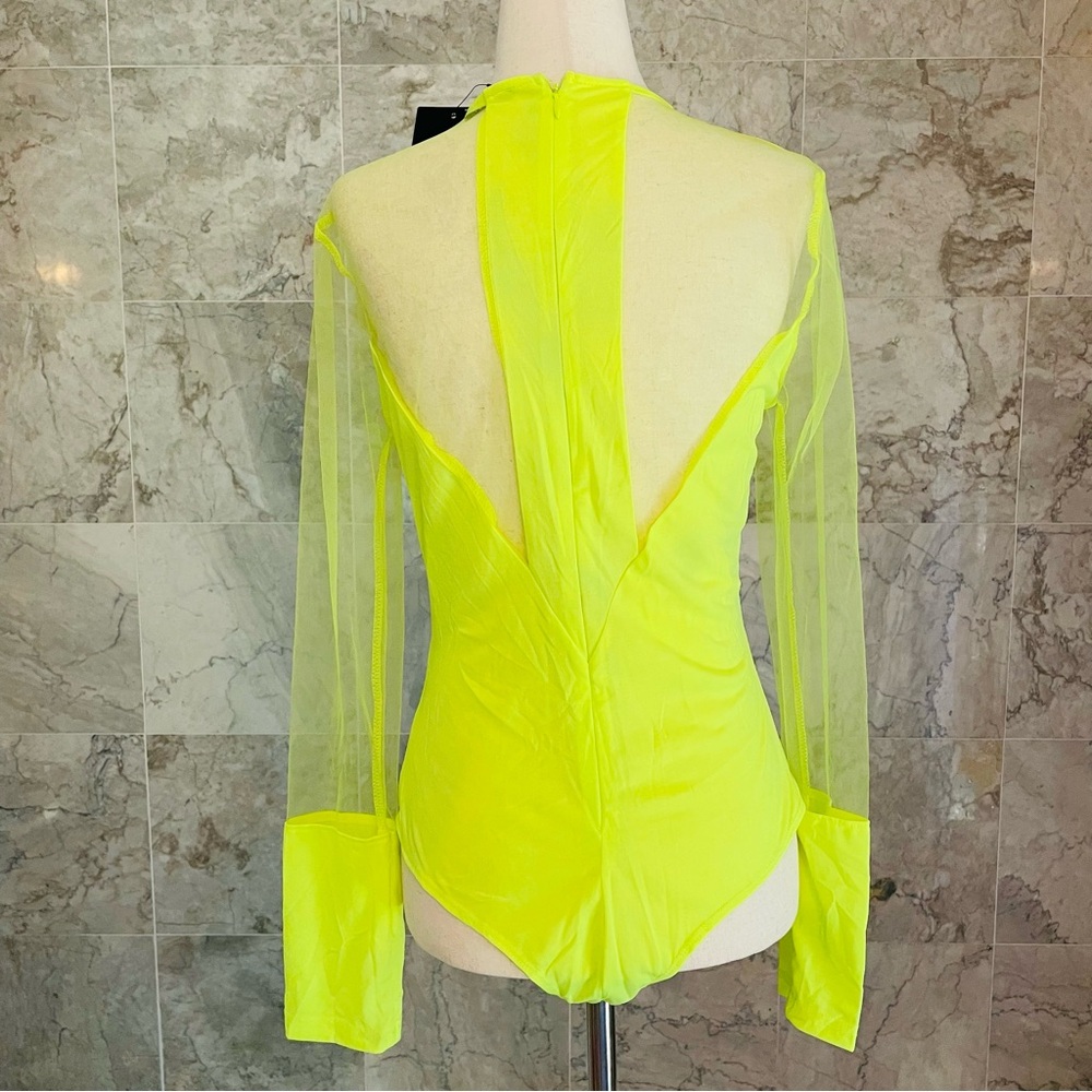 Fashion Nova Time of Your Life Neon Bodysuit - Picture 5 of 7